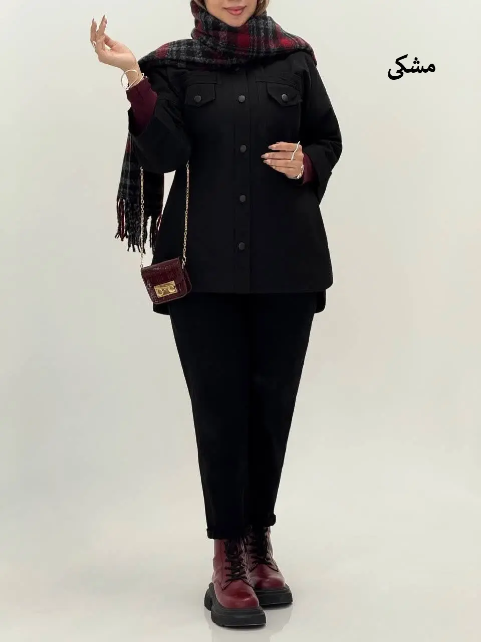 3565-مانتو کتان پیکو